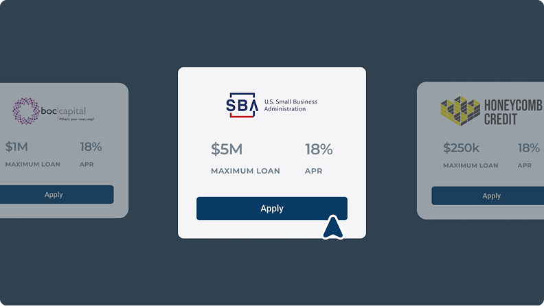 Apply for loans and grants